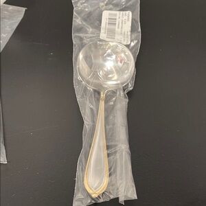 Yamazaki Ariana gold accent Silver Ladle gravy sauce